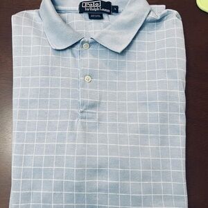 Polo by Ralph Lauren Blue Grid Polo Shirt